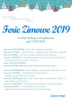 Ferie Zimowe 2019