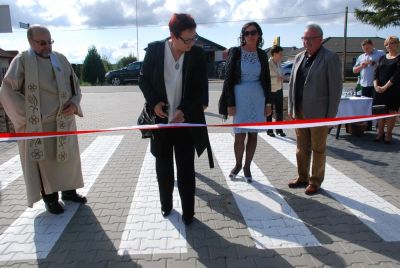 Otwarcie przebudowanych ulic w Przybiernowie