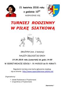 Turniej rodzinny w piłkę siatkową