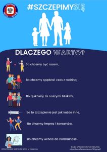 Akcja informacyjna #SZCZEPIMYSIĘ