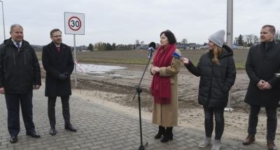 Uroczyste otwarcie ulicy Polnej