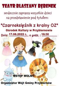Przybiernów godz. 16:30 Czarnogłowy godz. 18:00
