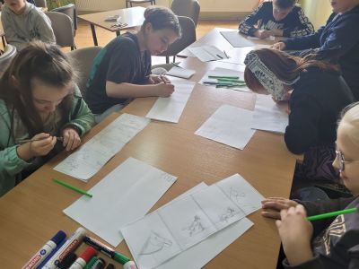 Warsztaty komiksu w Czarnogłowach