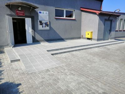 Estetycznie i bezpiecznie  Remont schodów i podjazdu zakończony 