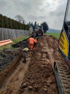Budowa sieci kanalizacyjnej 