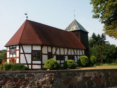 Kościół ryglowy z 1595 r.w Dzisnej 