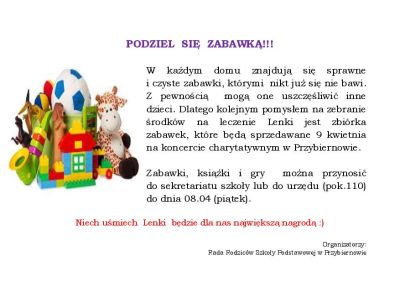 PODZIEL SIĘ ZABAWKĄ !!!