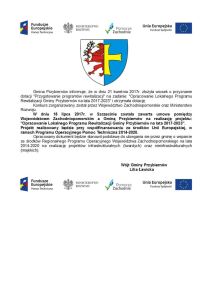 Opracowanie Lokalnego Programu Rewitalizacji